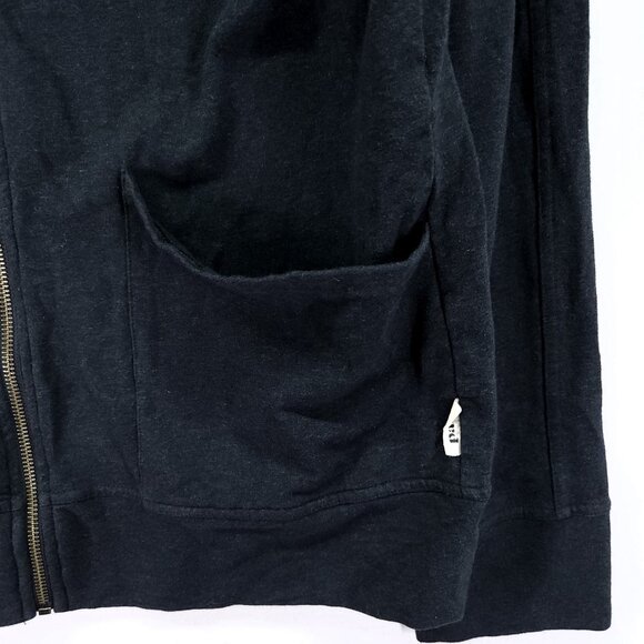 Pact Hoodie Sweatshirt Mens Medium Blue Organic Cotton Full Zip Sustainable - Picture 8 of 13